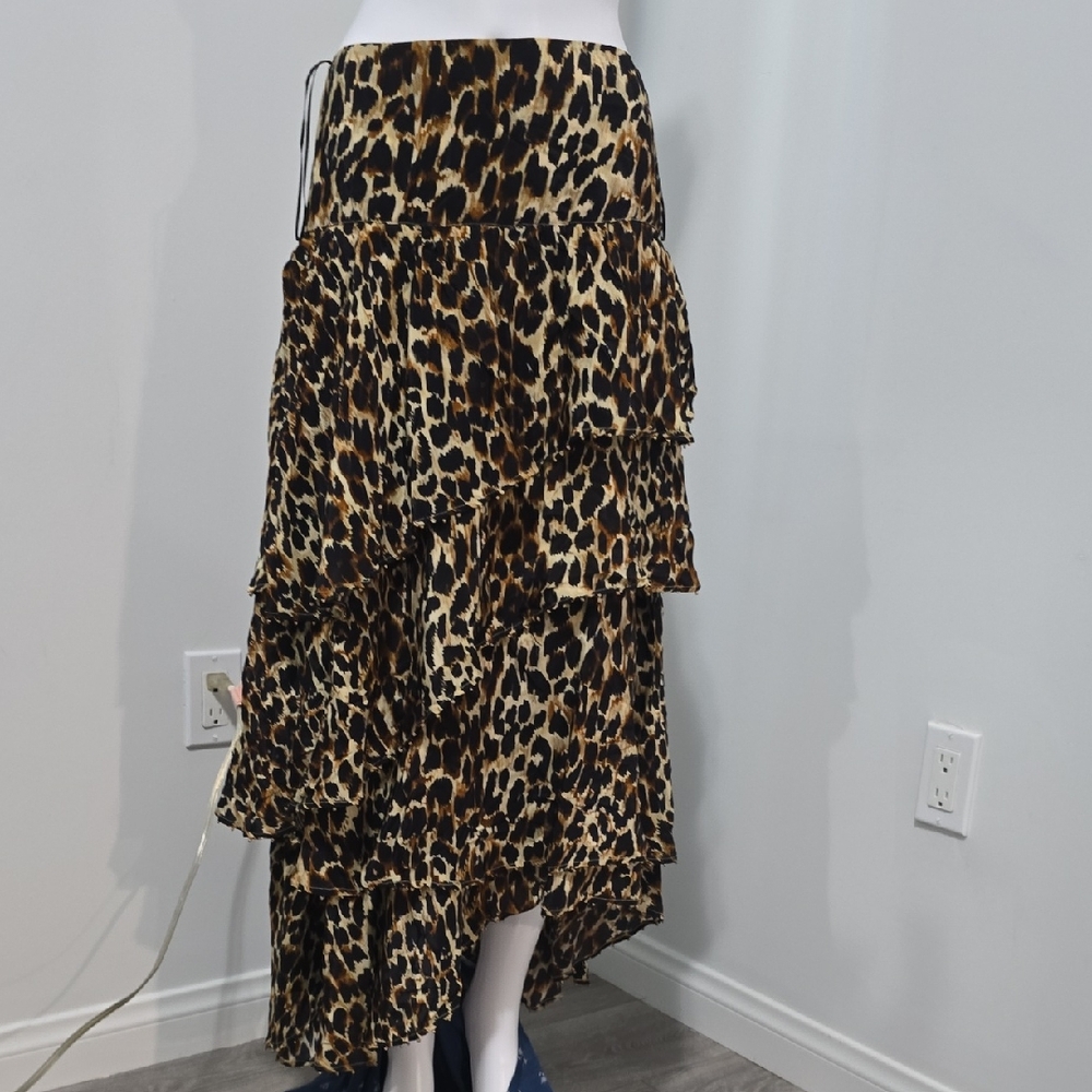 FARM Rio Animal Print Maxi Skirt